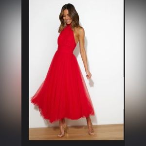 EUC Hello Molly Tangled Up Maxi Dress